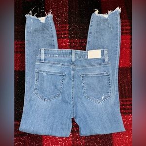 PAIGE Hoxton Skinny Crop Sz 25
